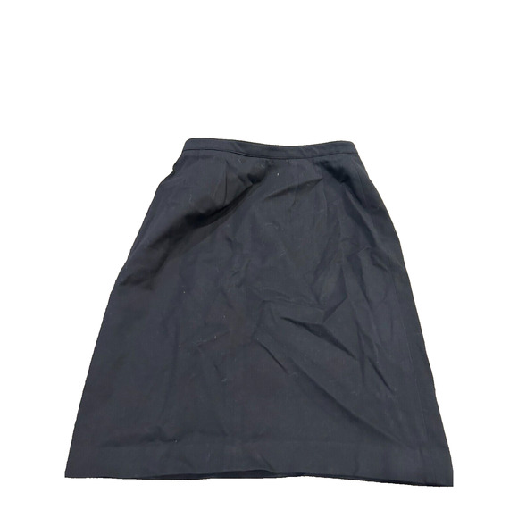 Lauren Ralph Lauren Women's Black Stretch Mini Straight Skirt Regular Size 6 - Picture 2 of 3